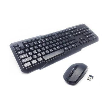 UniQue Wireless USB 104 Keys Standard US Layout Keyboard