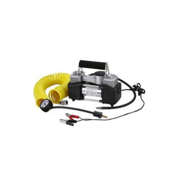 Heavy Duty Portable Air Compressor Dual Cylinder Direct Drive 12V