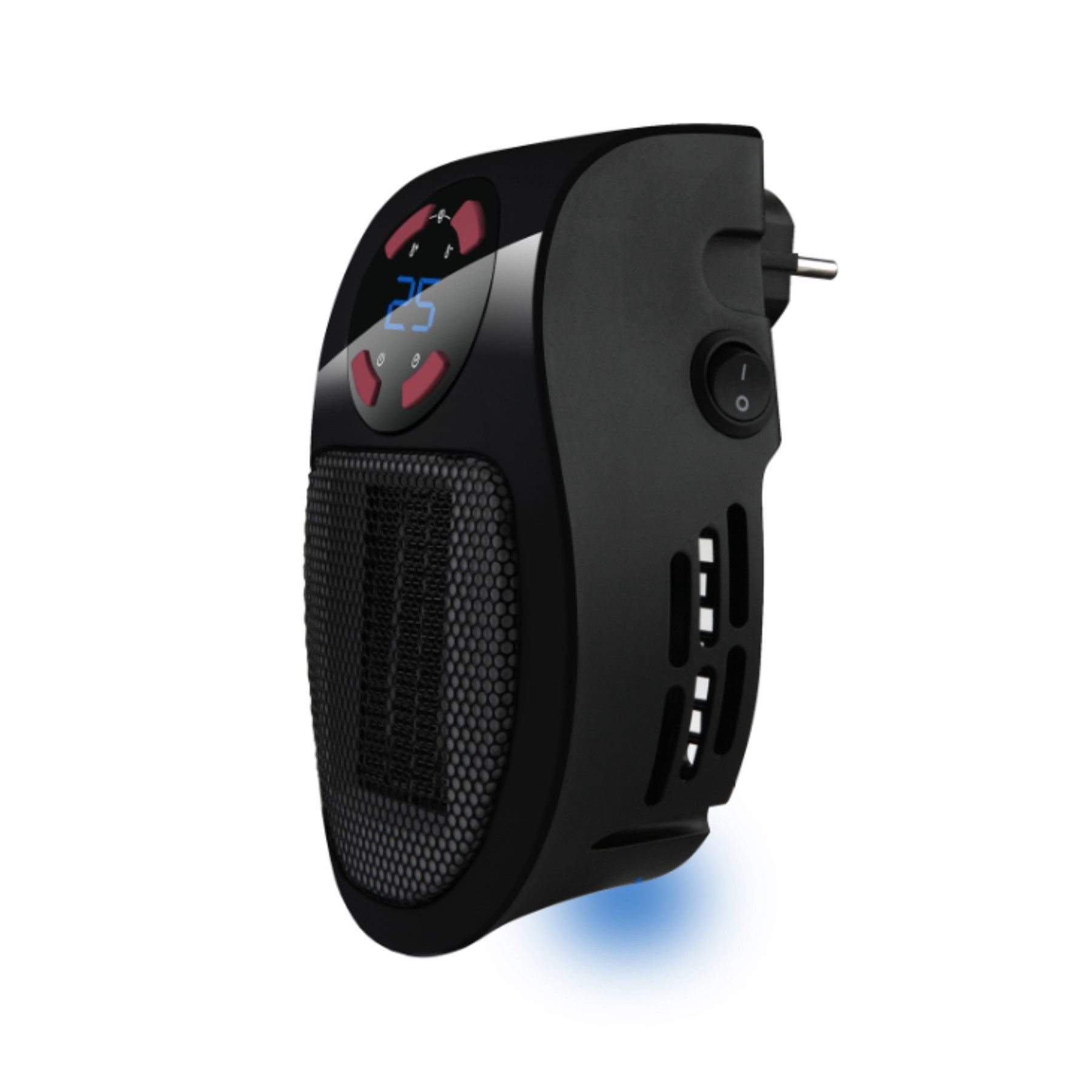 Taurus Heater Plug-In Black Dual Heat Settings 500W "Tropicano Plug Heater"