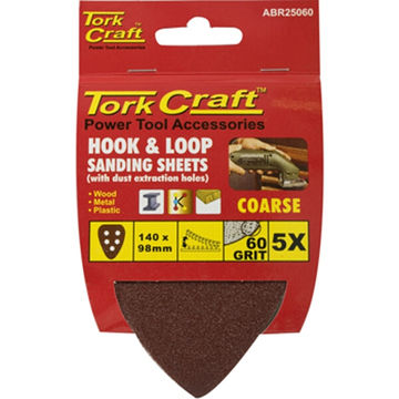 Tork Craft - Sanding Triangle - 5 Piece - 140mm x 140mm x 98mm - 5 Pack