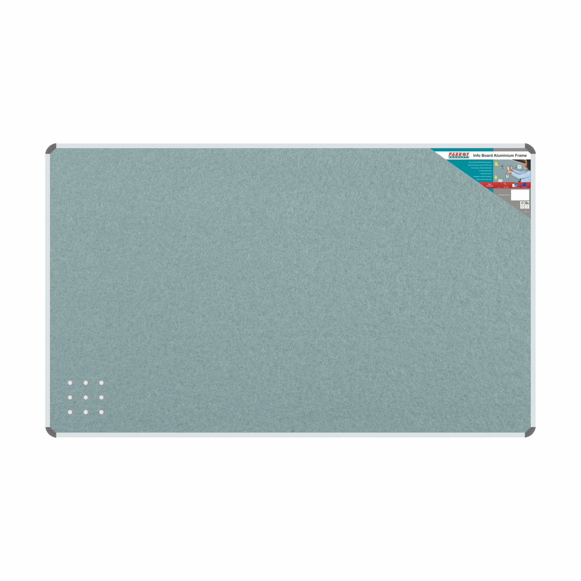 Info Board (Aluminium Frame - 2400*1200mm - Grey)