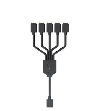 Cooler Master Addressable RGB 1-to-5 Splitter Cable-BK