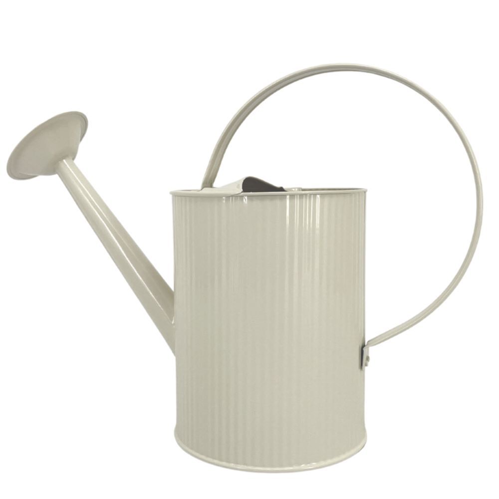 Galvanized watering can  2.4L - cream