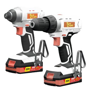 Tork Craft - Drill & Impact Driver Twin Pack 20V 2 x 2.0Ah Bat