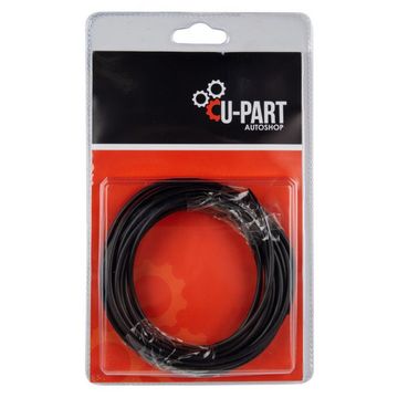 Bulk Pack 2 x U-Part Electric Wire - 2.5mm x 5 Meter (Black)