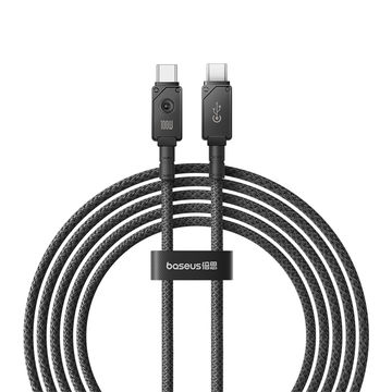 Baseus Unbreakable Series Fast Charging Data Cable Type C to Type C 100W 2m - Cluster Black