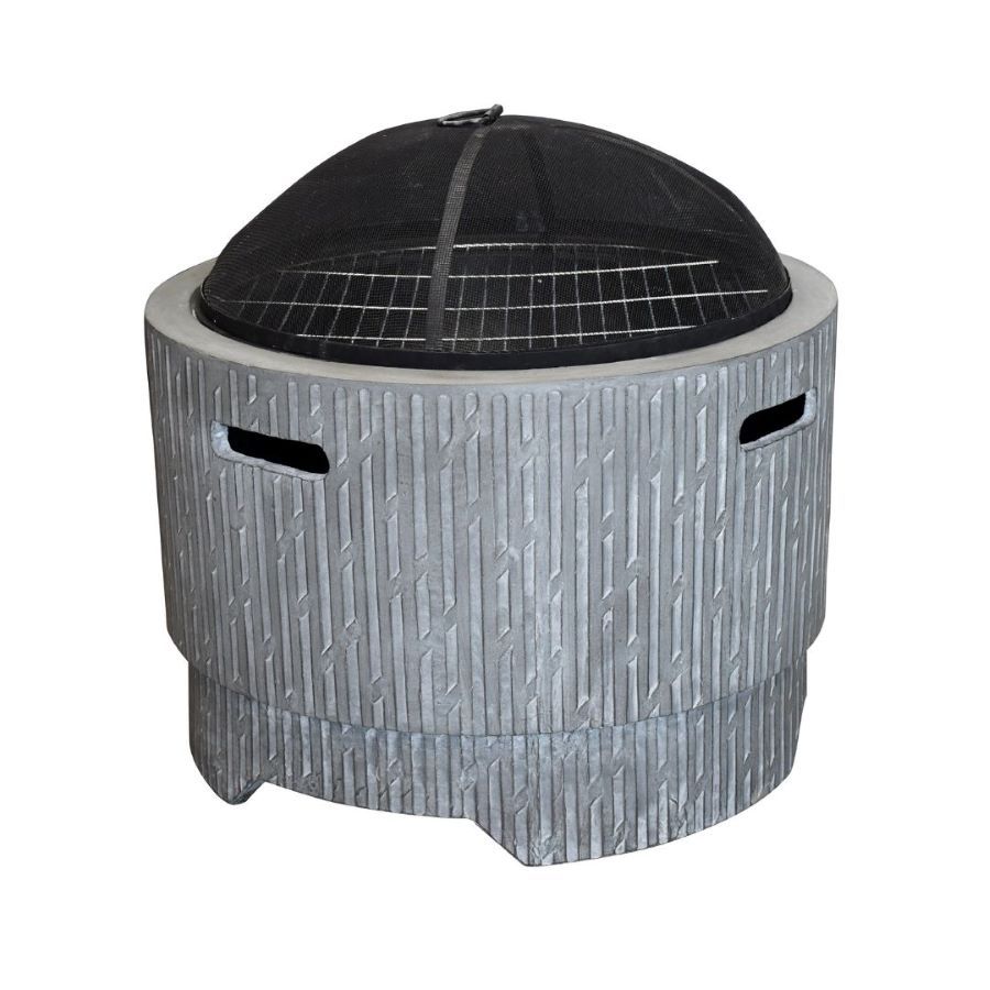 Wood Firepit Adra XL 70cmBraai&Weatherproof Cover