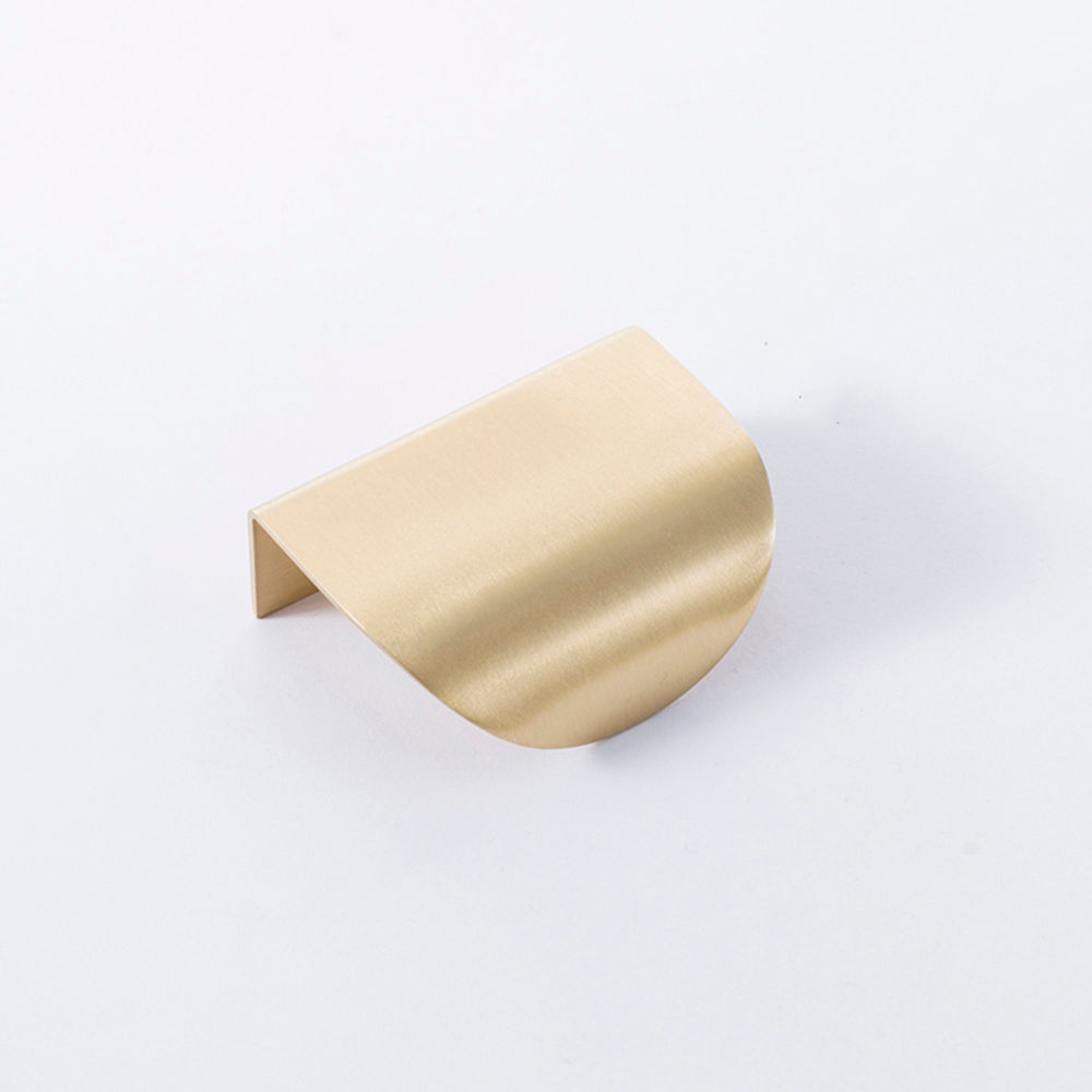 DVE001- Verde - Curved Brass handle