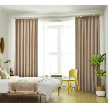 Readymade 60% Blackout Curtain Taped - Light Coffee - 200 W x 220 L cm