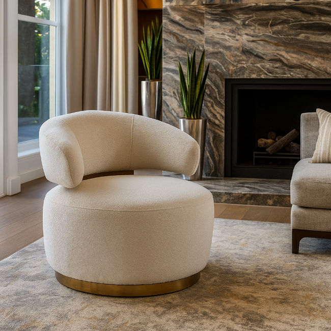 KC FURN Natalie Swivel Chair