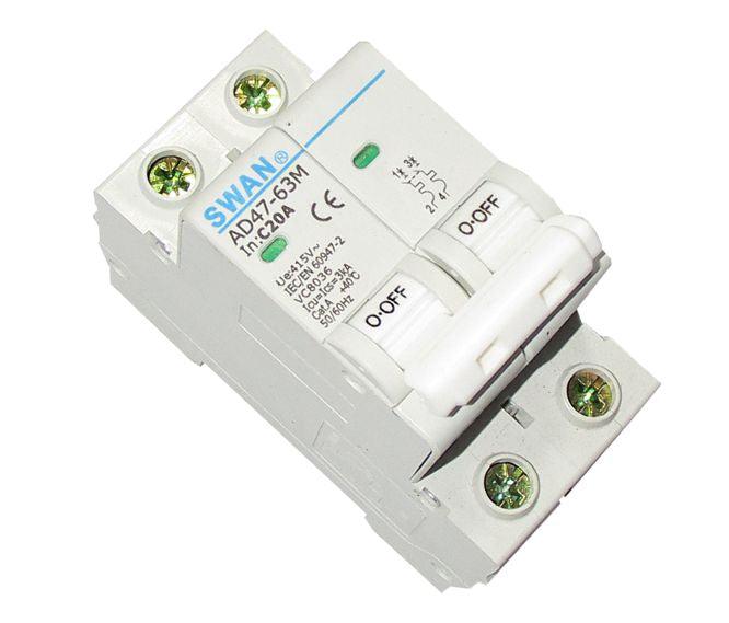 Circuit Breaker 3 Ka C Curve 2 P 10 A Cb Ad47 M 3210