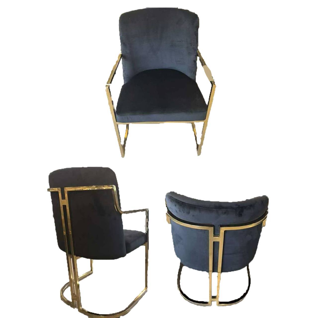 Modern-style Velvet armchair