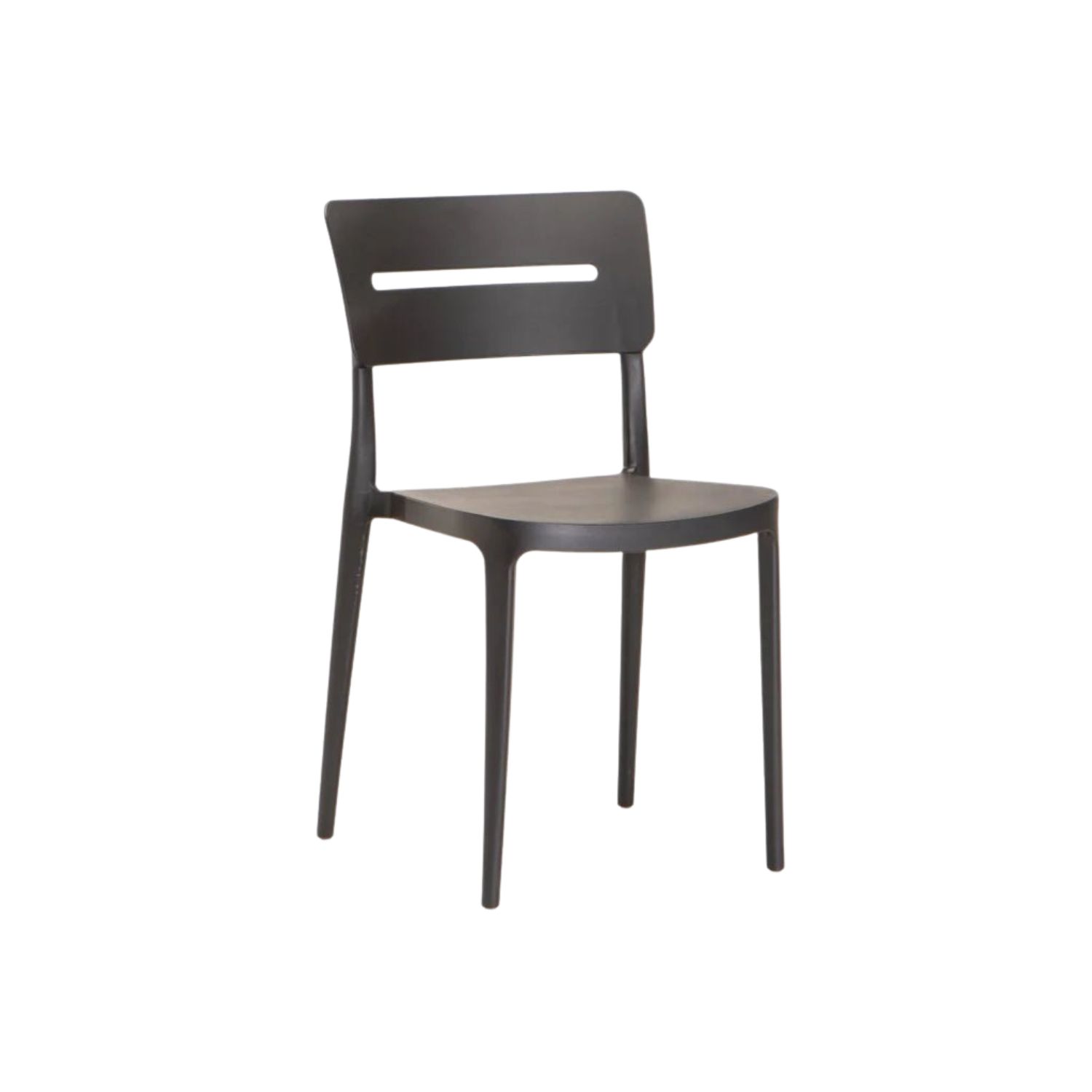Modern All-Weather Indoor & Outdoor Chair - Black
