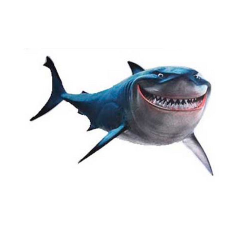 Printed Pool Motif on Tissue Paper - Shark Approx. 120cm x 81cm