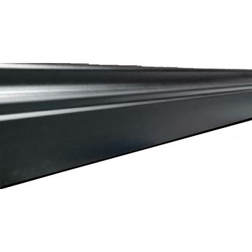 Skirting Black Gloss MDF Wrapped 80mm x 14mm x 2400mm