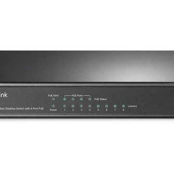 Tp-Link Tl-Sf1008P 8-Port 10 100Mbps With 4-Port Poe Desktop Switch