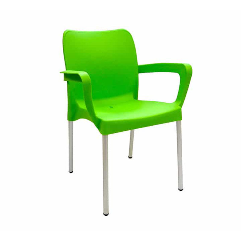 Vividitto - Heavy Duty Cafe Arm Chair - Lime Green