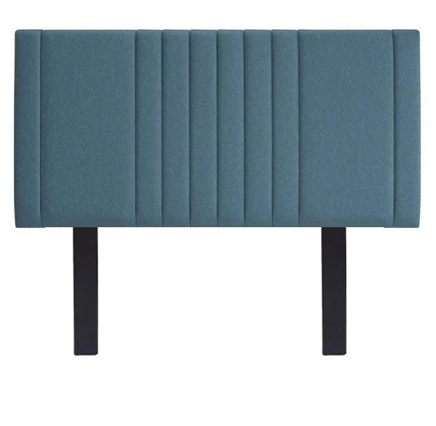 Darla Panel Headboard Double -Coco Blue