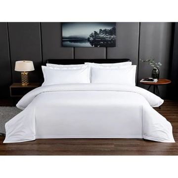 Simply Sleep - Lodge Collection - Oxford Duvet Cover Set - Optical White - Double (1set)