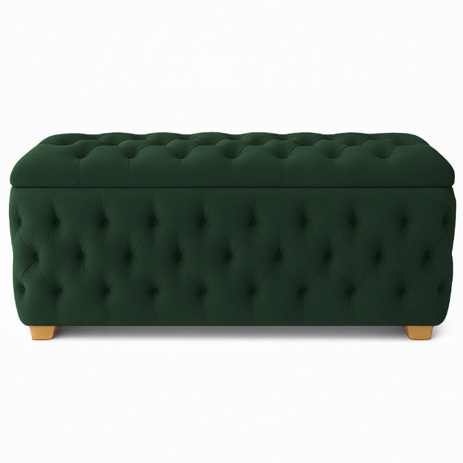 Ava Storage Box -Double Medium -Green