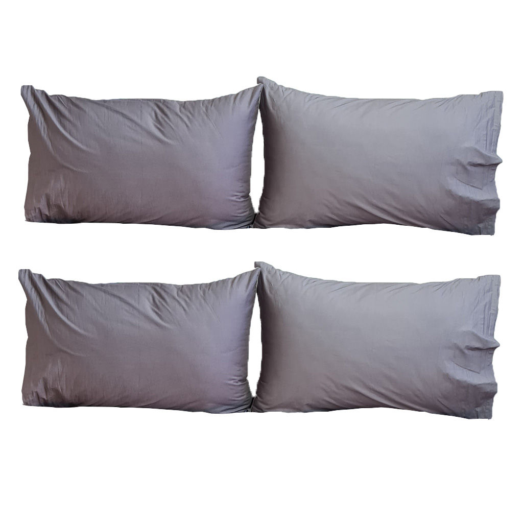 Standard Pillow Cases - Charcoal