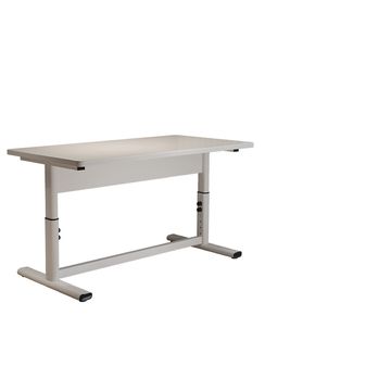 Deli Height Adjustable Table 100*60*65-95cm max white
