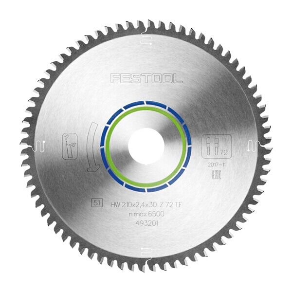Festool Special Saw Blade 210X2,4X30 Tf72 493201