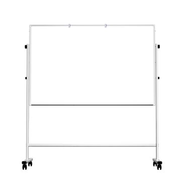 Deli Mobile Whiteboard 900x1500mm, Double side, Hight adjustable- 2 Whiteboard Markers, 4 Magnets & Eraser