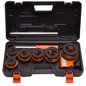 HARDEN 9 Pieces Pipe Threading Set 1/4"-1 1/4"