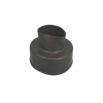 Agrinet Rubber Flush Pipe Connector Cone - Black (Pack of 10)
