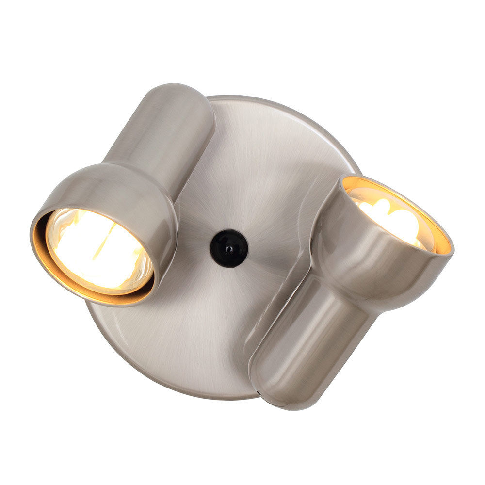 Eurolux - Turbo - 2 Lights - R63 - Spot Light - Satin Chrome