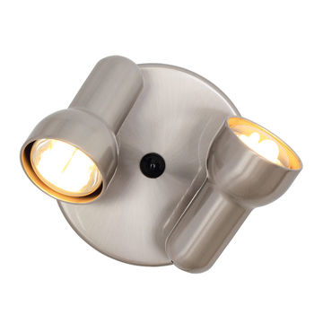 Eurolux - Turbo - 2 Lights - R63 - Spot Light - Satin Chrome