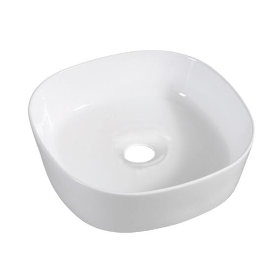 Manu Freestanding Basin Ceramic White W44cmxD44cmxH14cm