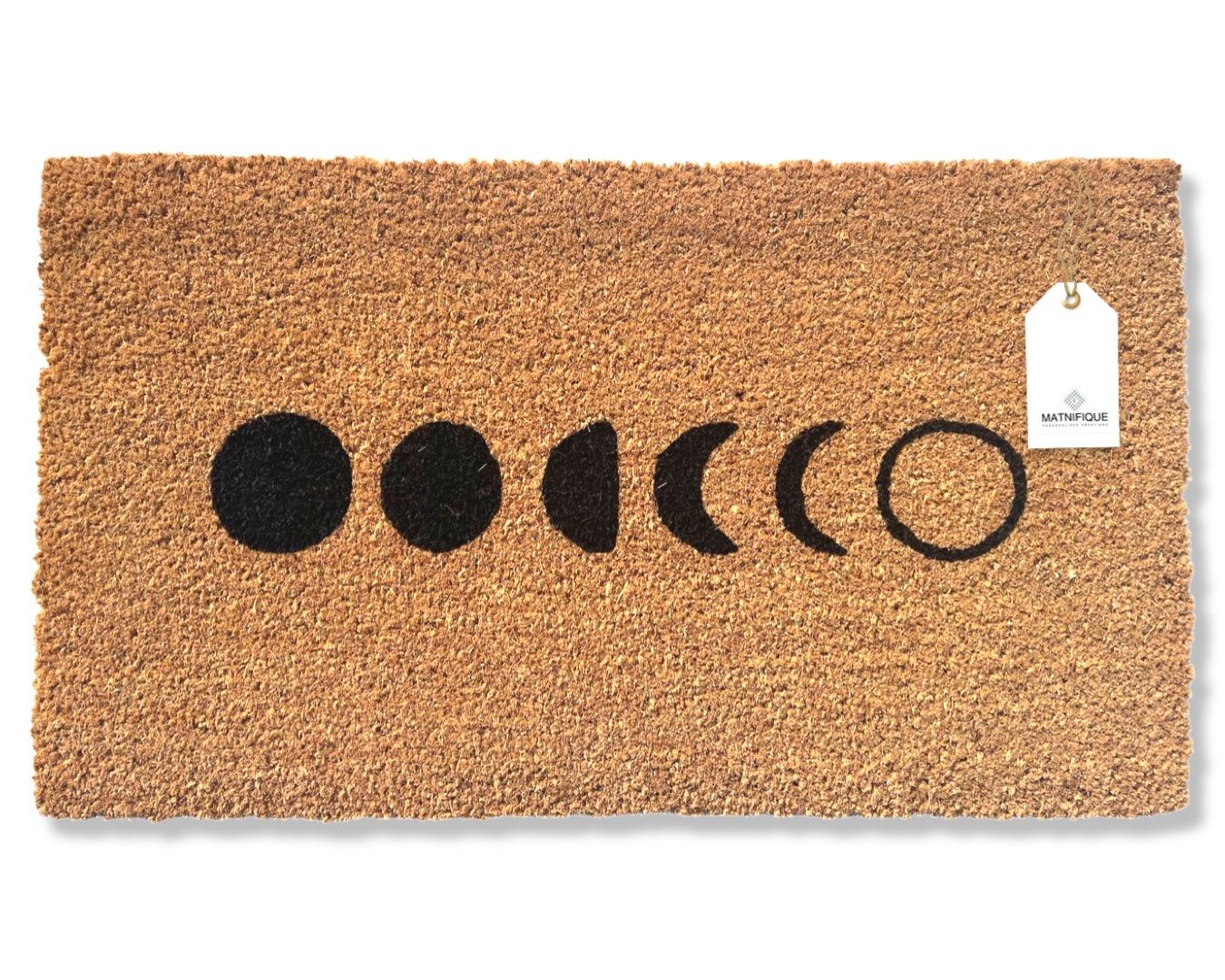 Matnifique Coir Design Doormat - Moon Phase 700 x 400 x 14mm