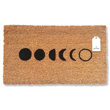 Matnifique Coir Design Doormat - Moon Phase 700 x 400 x 14mm