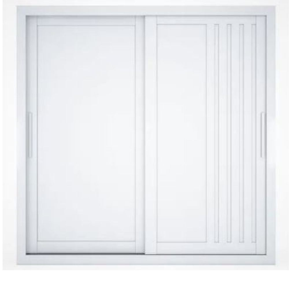 Trianon 2-Door With 4-Drawer Wardrobe-White