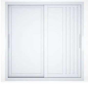 Trianon 2-Door With 4-Drawer Wardrobe-White