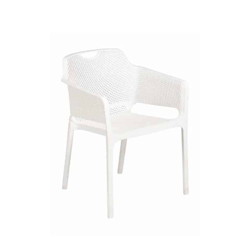 Vividitto - Roma Chair with Arms - White