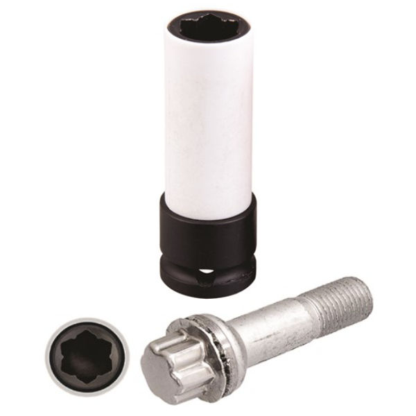 King Tony - 1/2'' Wheel Nut Socket 17Mm For Mercedes - 2 Pack