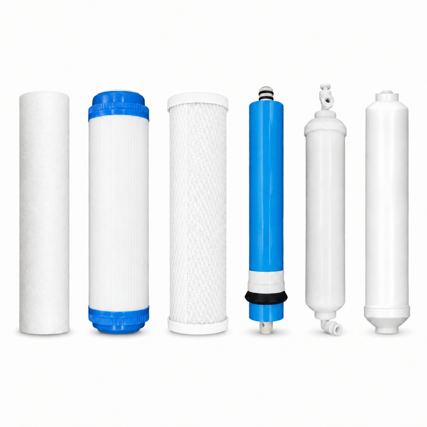 Little Luxury 6-Stage Reverse Osmosis Replacement Filter Cartridges Set