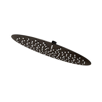 Devario Premio Shower Head Round 400mmS/S - Matt Black
