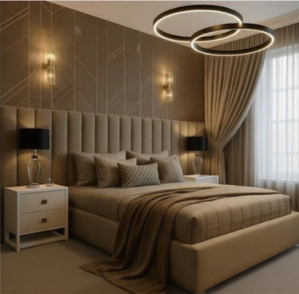 Ensuite Headboard & Base Beige - Queen