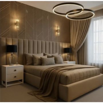 Ensuite Headboard & Base Beige - Queen