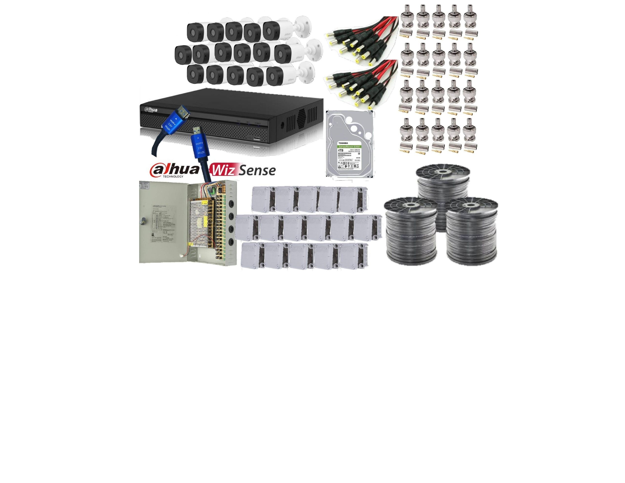 16 CHANNEL SECURITY CAMERAS