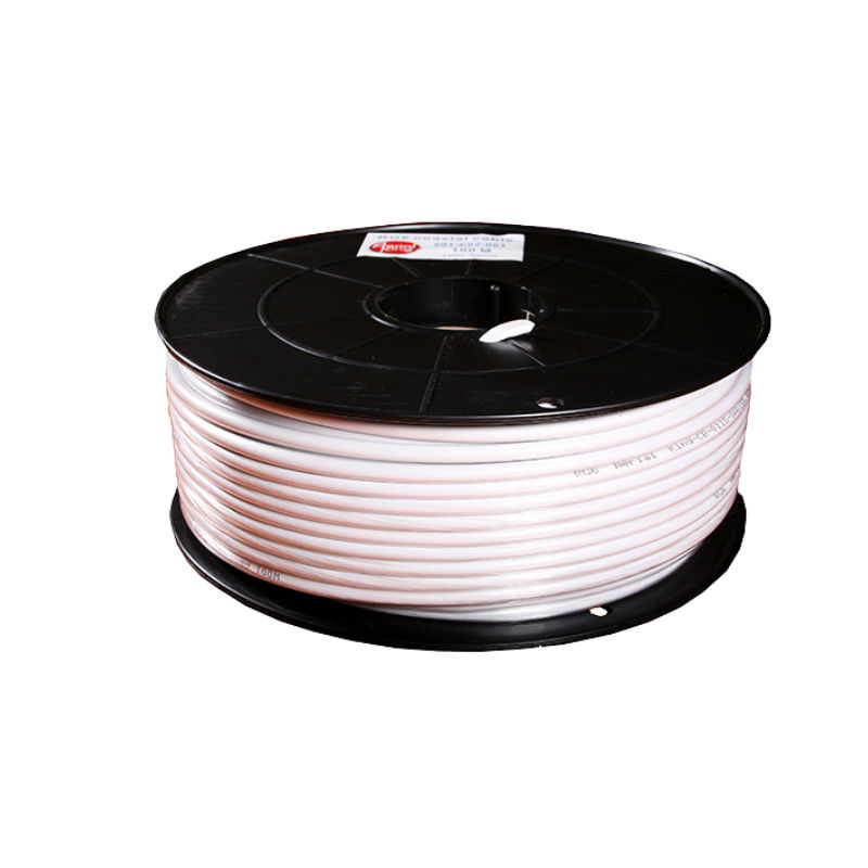 Cable RG6U White (100m) 96 Braid