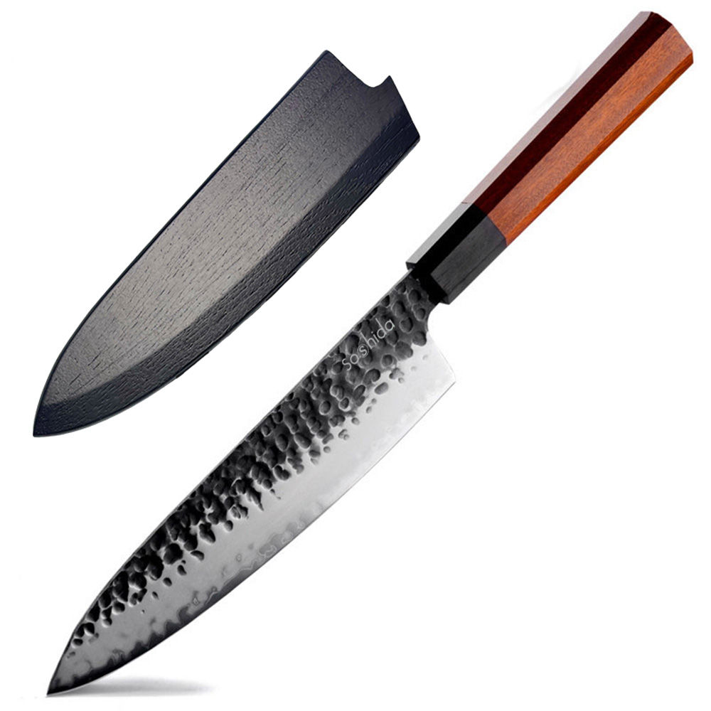 Soshida 8” AUS10 Forged Chef Knife