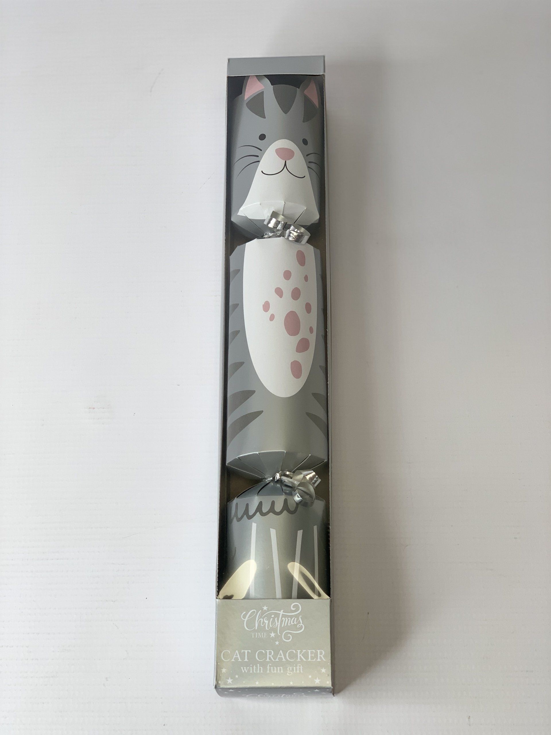 SILVER CAR 14CM CRACKER