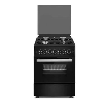 Ferre 60x60 Free Standing Full Gas Stove F6B40G2.MB - Matt Black