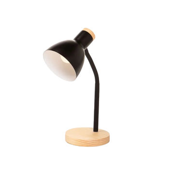Vividitto - Niko Wood Base Oak - Black Arm & Dome