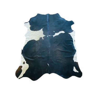 Nguni Black and White Cow Hide Rug